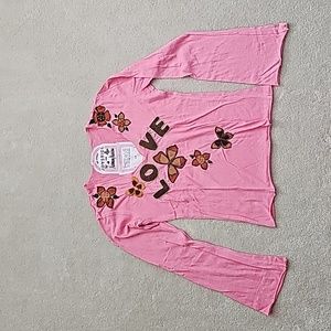 Joystick for Neiman Marcus long sleeve embroidered tee